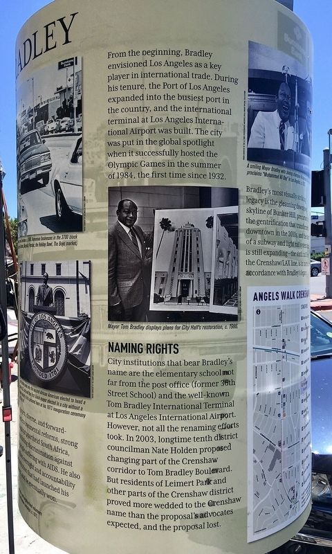 Tom Bradley Marker image. Click for full size.