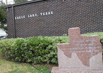 Eagle Lake Settlement Centennial Monument image. Click for full size.