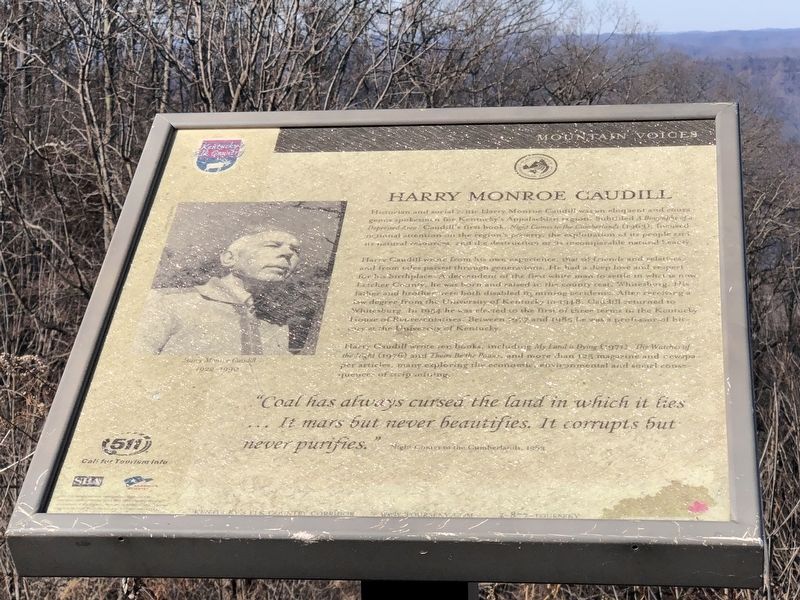 Harry Monroe Caudill Marker image. Click for full size.