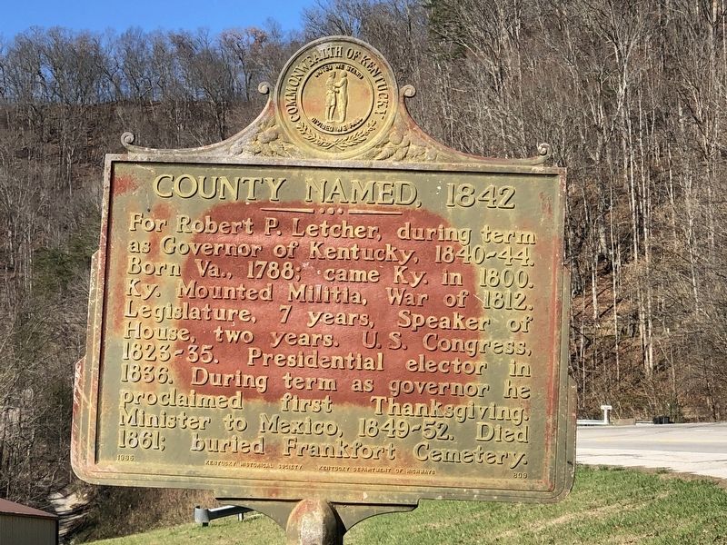 County Named, 1842 Marker image. Click for full size.