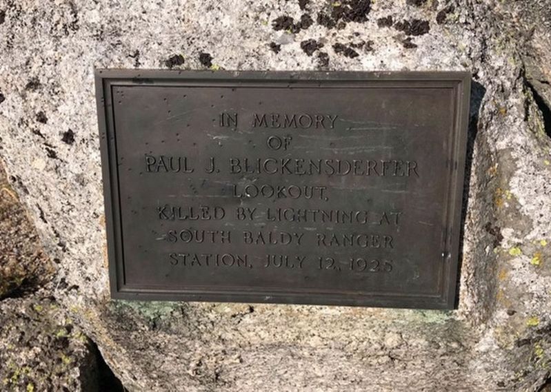 Death of Paul J. Blickensderfer Marker. Click for full size. Death of Paul J. Blickensderfer Marker image. Click for full size.