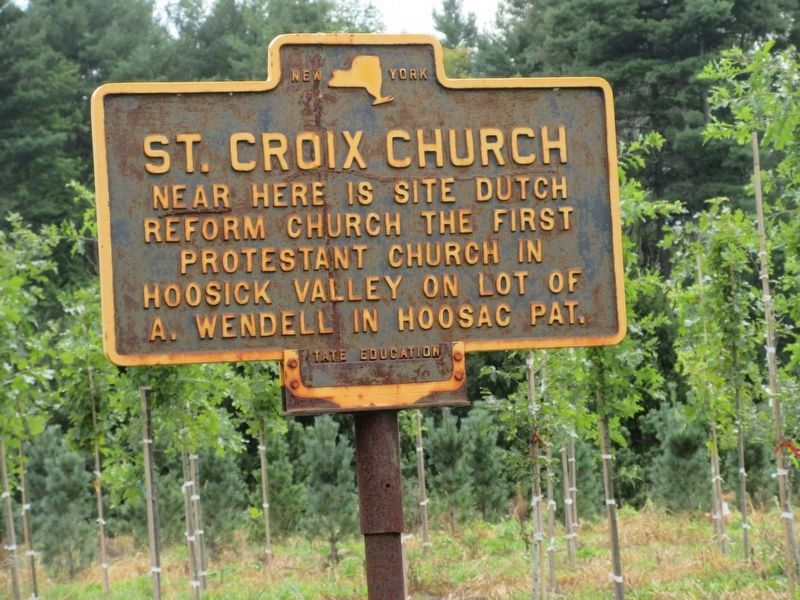 St. Croix Church Marker. Click for full size. St. Croix Church Marker image. Click for full size.