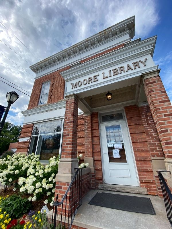 Charles H. Moore Public Library image. Click for full size.