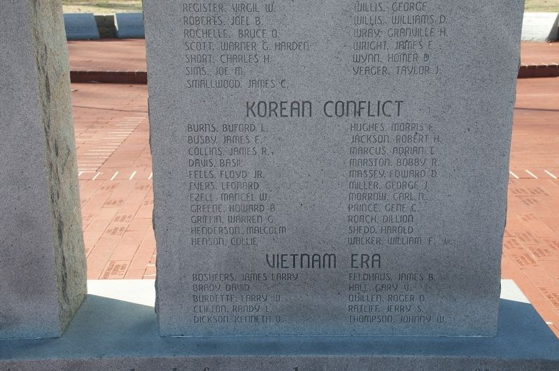 Korean Conflict / Vietnam Era Marker image. Click for full size.