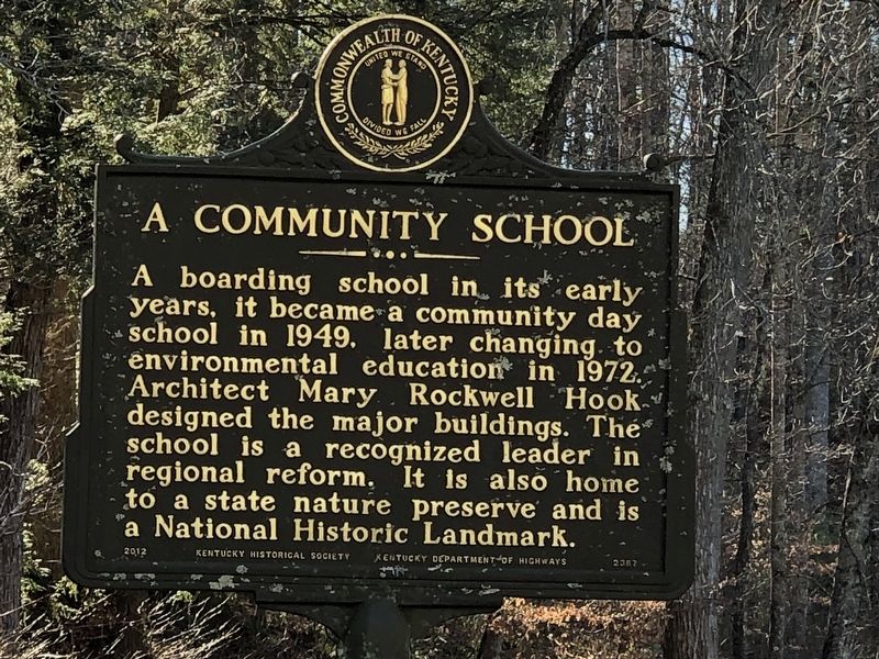 A Community School side of marker image. Click for full size.