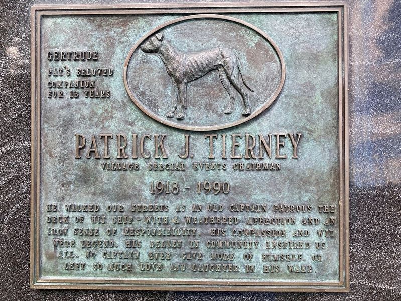 Patrick J. Tierney Marker image. Click for full size.