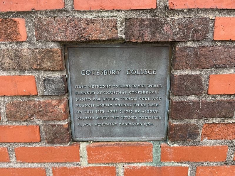 Cokesbury College Marker image. Click for full size.