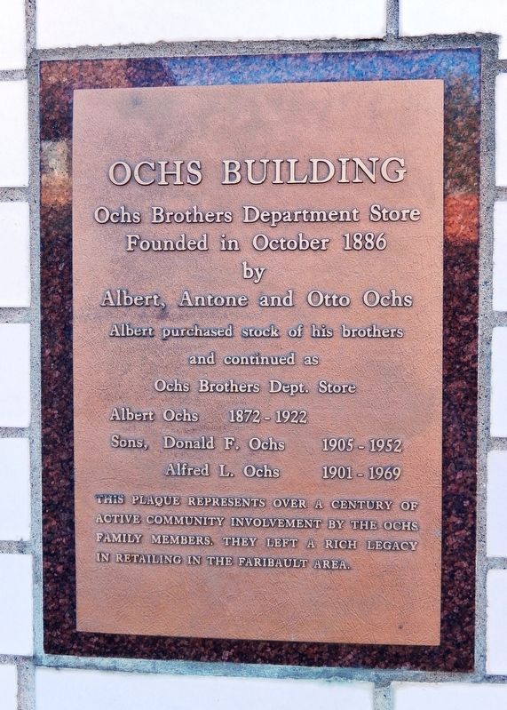 OCHS Building Marker image. Click for full size.