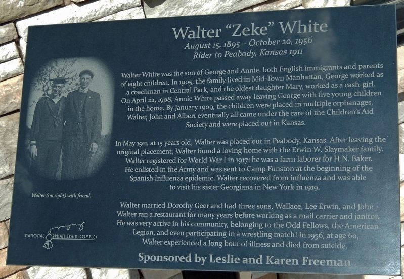 Walter "Zeke" White Marker image. Click for full size.