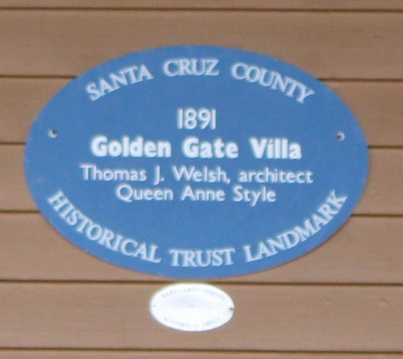 Golden Gate Villa Marker image. Click for full size.