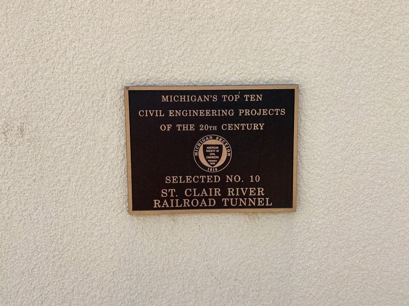 First International Tunnel Marker image. Click for full size.