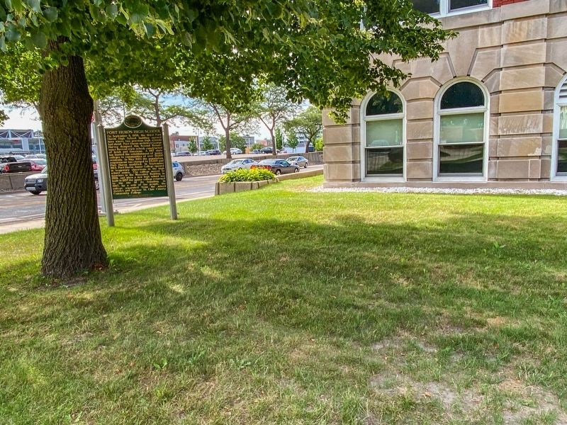 Port Huron High School Marker. Click for full size. Port Huron High School Marker image. Click for full size.