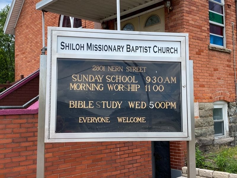 Shiloh Baptist Church. Click for full size. Shiloh Baptist Church image. Click for full size.