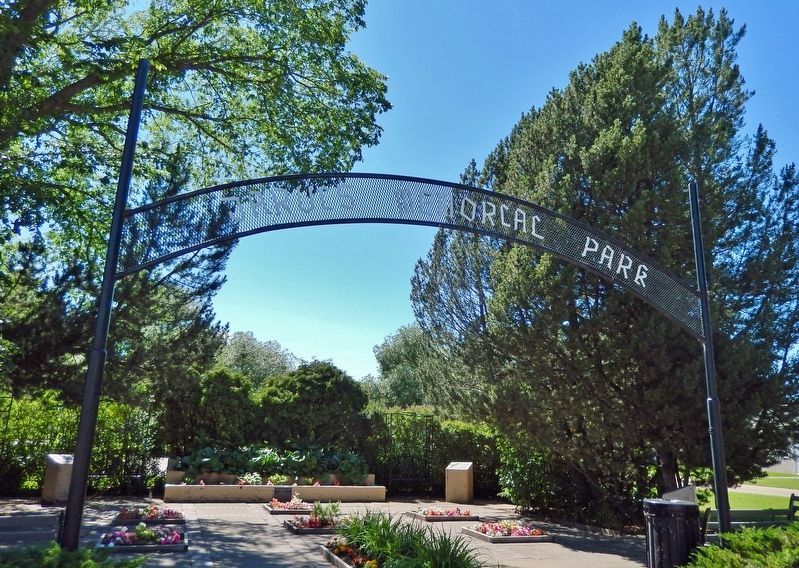Jarvis Memorial Park Entrance image. Click for full size.