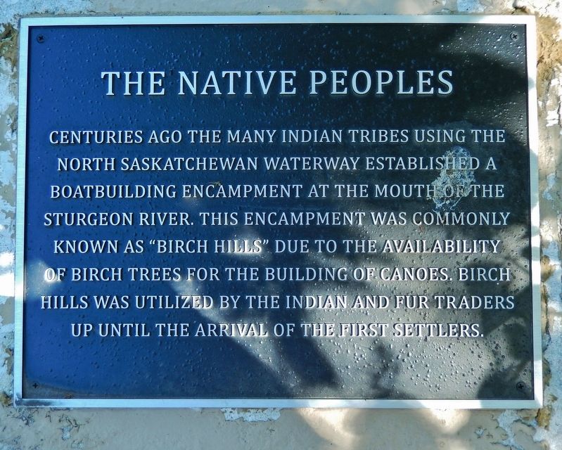 The Native Peoples Marker image. Click for full size.