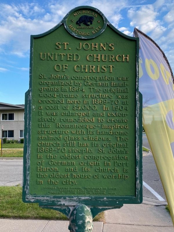 St. John's United Church of Christ Marker image. Click for full size.