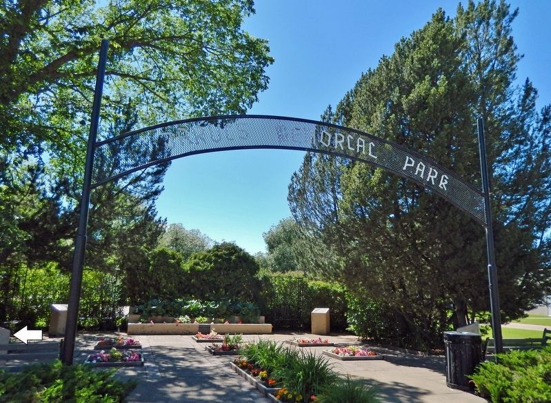 Jarvis Memorial Park Entrance image. Click for full size.