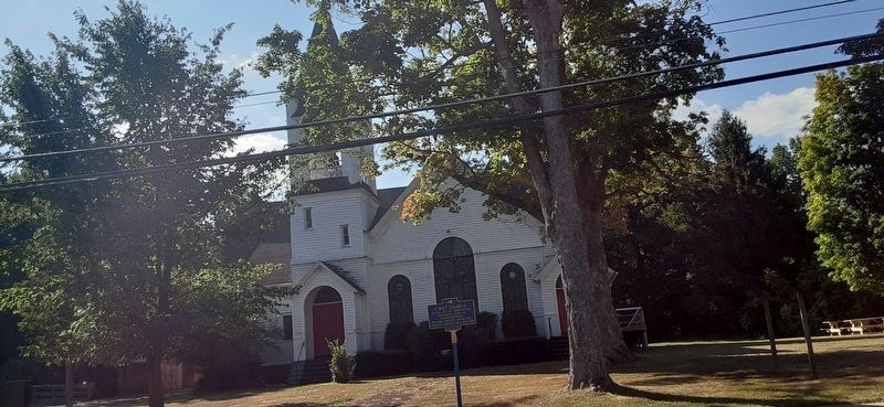 FIRST CHURCH Marker image. Click for full size.