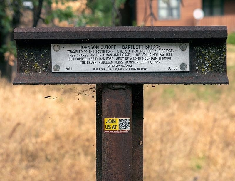 Johnson Cutoff - Bartlett Bridge image. Click for full size.