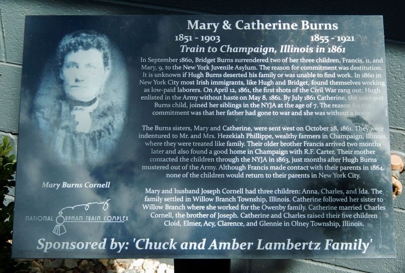 Mary & Catherine Burns Marker image. Click for full size.