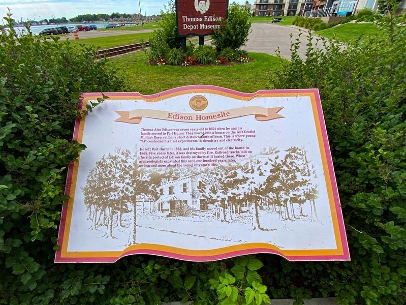 Edison Homesite Marker image. Click for full size.