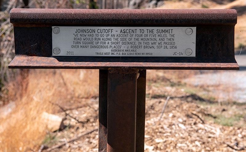 Johnson Cutoff - Ascent to the Summit image. Click for full size.