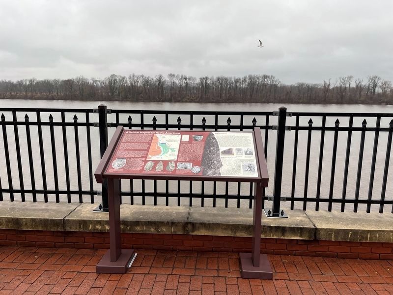 A Natural Magnet for Native Americans Marker. Click for full size. A Natural Magnet for Native Americans Marker image. Click for full size.