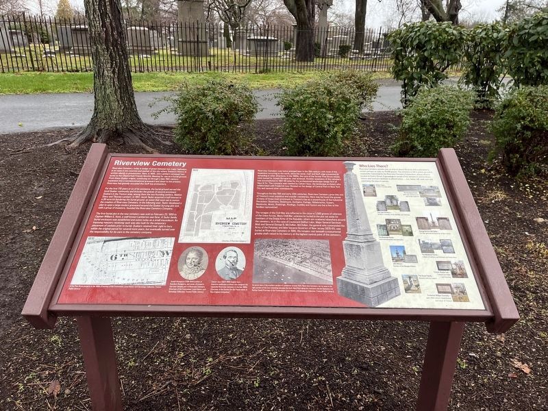 Riverview Cemetery Marker. Click for full size. Riverview Cemetery Marker image. Click for full size.