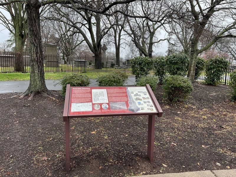 Riverview Cemetery Marker. Click for full size. Riverview Cemetery Marker image. Click for full size.