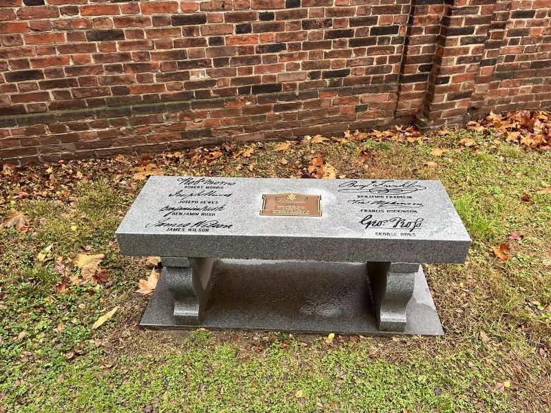 Signers of the Declaration of Independence Marker image. Click for full size.