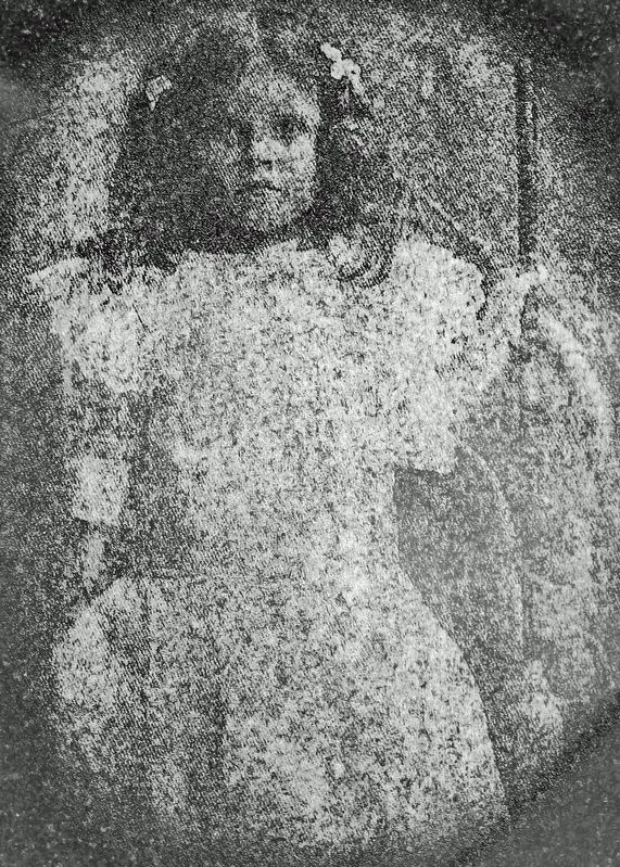 Marker detail: Irma Craig Schnieders image. Click for full size.