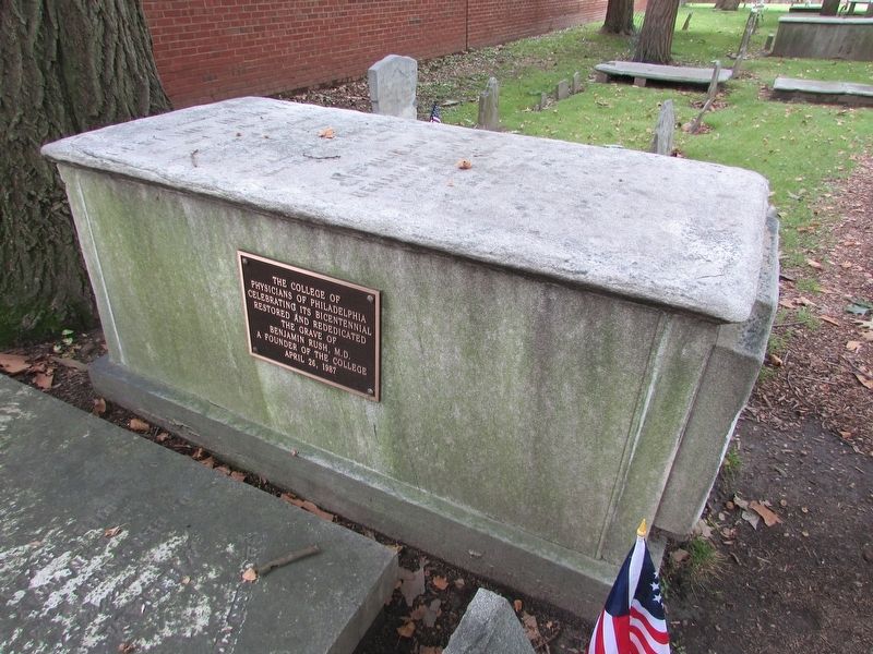 Benjamin Rush, M.D. Marker. Click for full size. Benjamin Rush, M.D. Marker image. Click for full size.