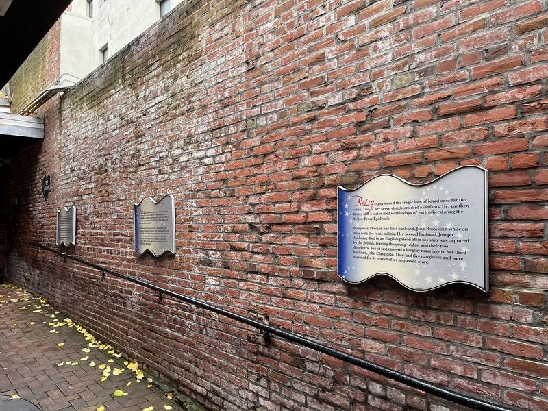 Betsy Ross Marker image. Click for full size.