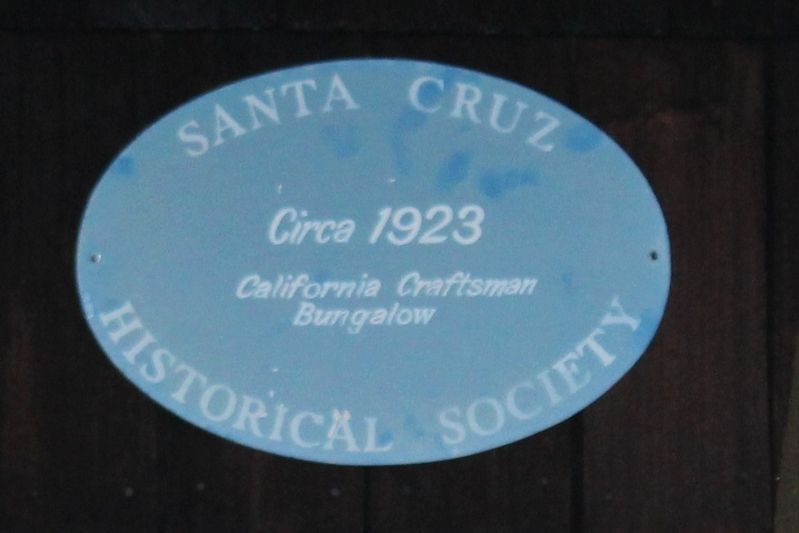 California Craftsman Bungalow Marker image. Click for full size.