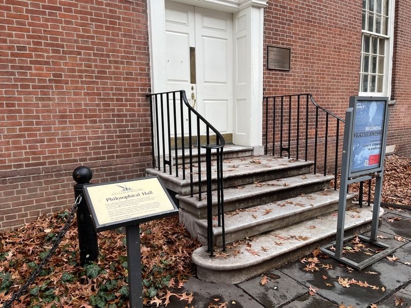 Philosophical Hall Marker. Click for full size. Philosophical Hall Marker image. Click for full size.