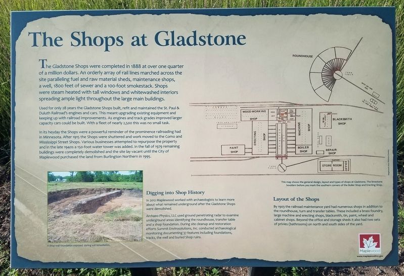 The Shops at Gladstone Marker image. Click for full size.