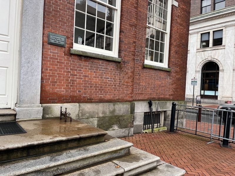Congress Hall Marker image. Click for full size.