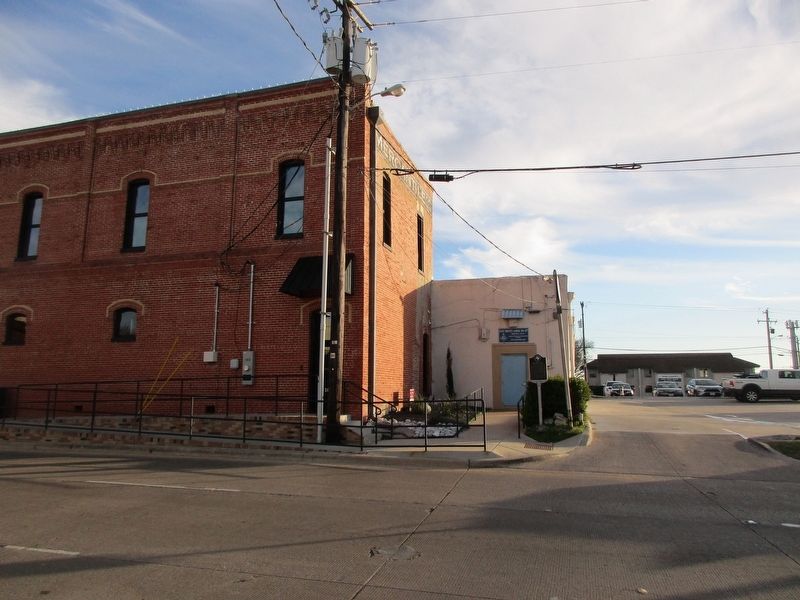 East Trinity Lodge No. 157, A.F. & A.M. Marker image. Click for full size.