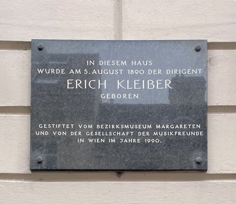 Erich Kleiber Marker image. Click for full size.