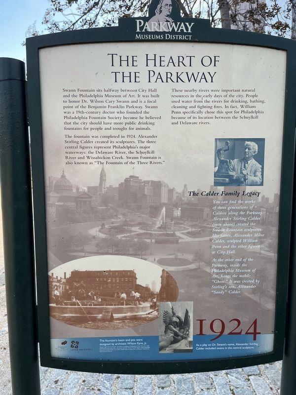 The Heart of the Parkway side of the marker image. Click for full size.