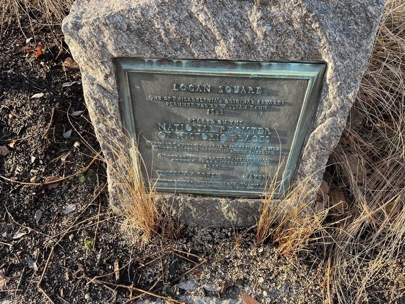 Logan Square Marker. Click for full size. Logan Square Marker image. Click for full size.
