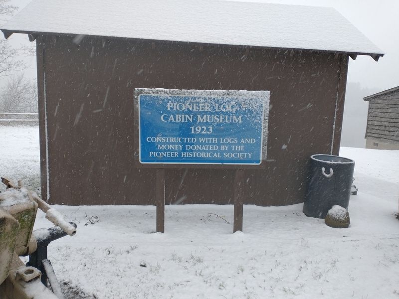 Pioneer Log Cabin Museum Marker image. Click for full size.