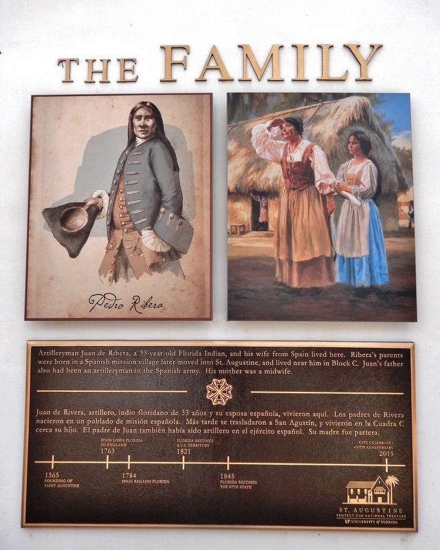 Marker detail: The Family image. Click for full size.