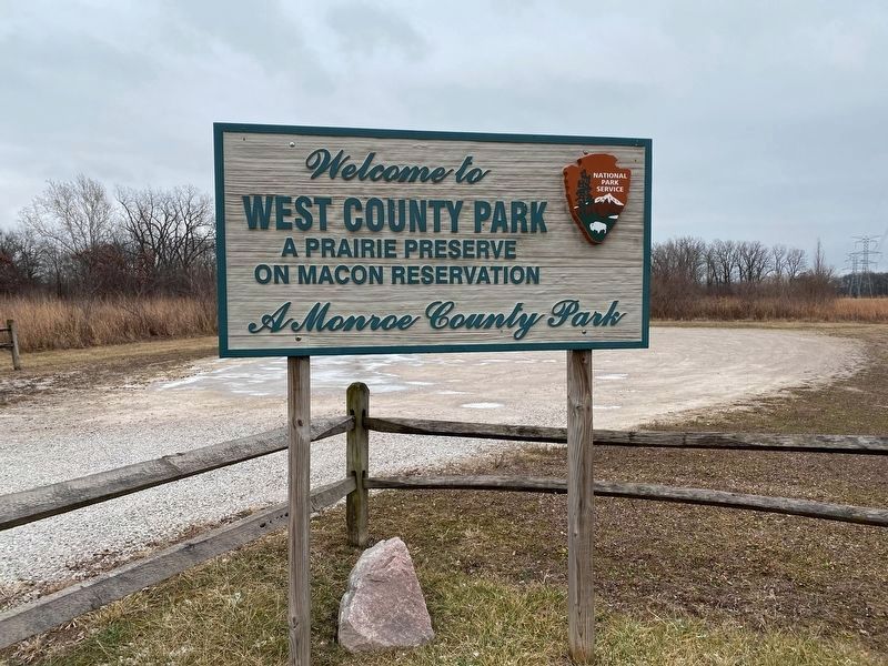 West County Park Sign image. Click for full size.