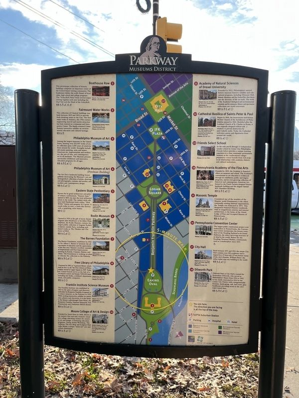 Parkway Museums District side of the marker. Click for full size. Parkway Museums District side of the marker image. Click for full size.