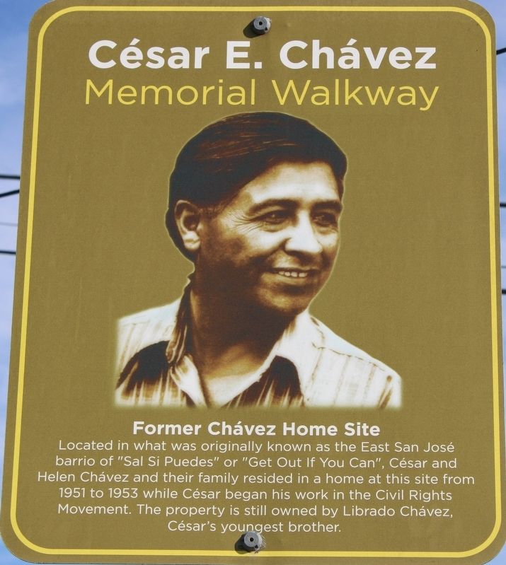 Cesar E. Chavez Marker image. Click for full size.