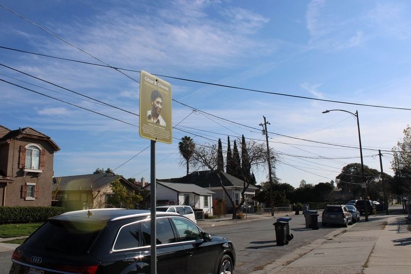 Cesar E. Chavez Marker image. Click for full size.