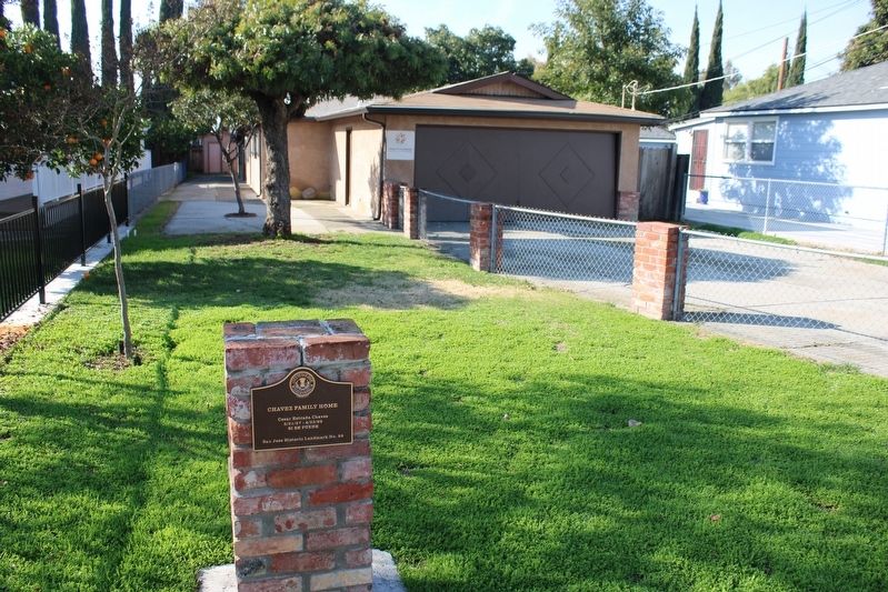 Chavez Family Home Marker image. Click for full size.