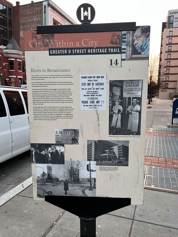 Riots to Renaissance Marker. Click for full size. Riots to Renaissance Marker image. Click for full size.