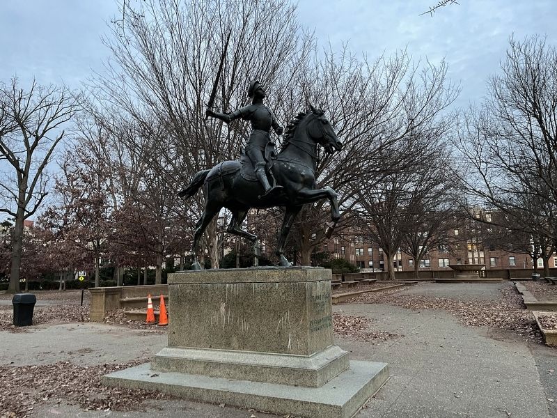 Jeanne d'Arc Marker. Click for full size. Jeanne d'Arc Marker image. Click for full size.